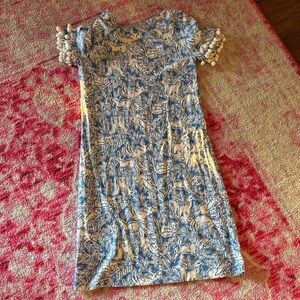 Lilly Pulitzer Blue and White Casual Dress